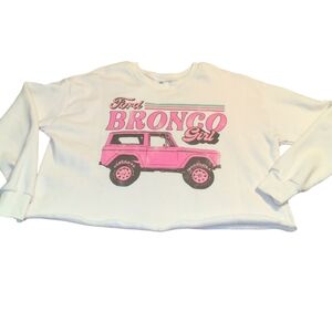 2/$20 Ford Bronco oversized, boxy cut sweatshirt